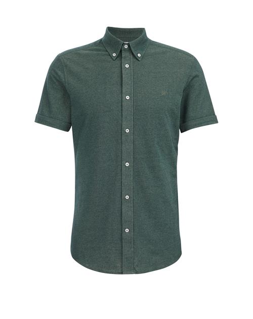 WE Fashion Skjorte  mørkegrøn