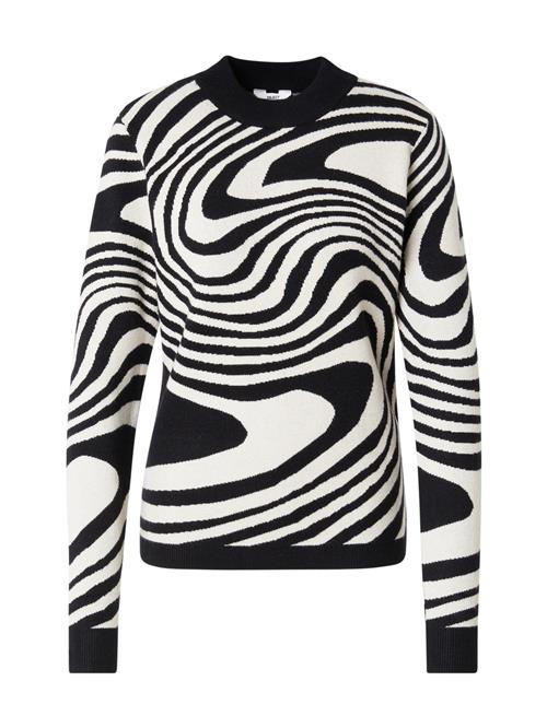 OBJECT Pullover 'RAY'  sort / hvid