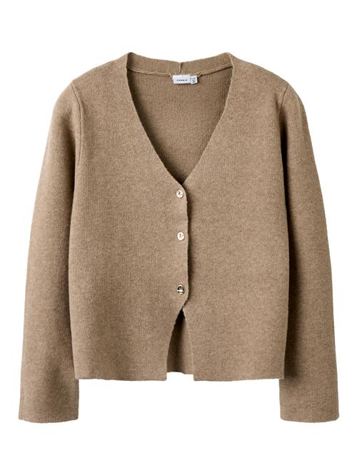 NAME IT Strik Cardigan Berta Mocha Meringue
