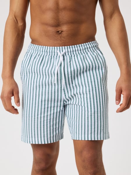 Björn Borg Borg Seersucker Resort Shorts Grøn, S