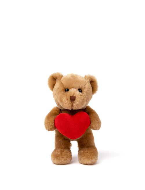 Teddykompaniet Theo Med Hjerte Bamse Brown  Brown One Size  Brun  One Size  unisex