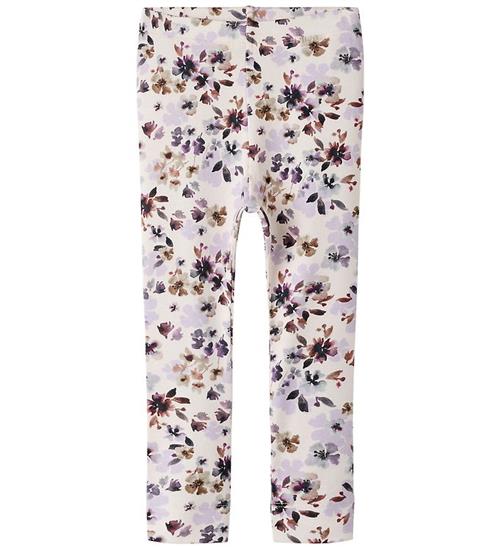 Name It Leggings - NmfKayla - Calcite/Grape Compote/Shopping Bag