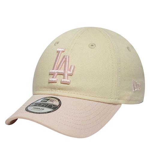New Era Kasket - 9Forty - Dodgers - Lys Beige m. Logo