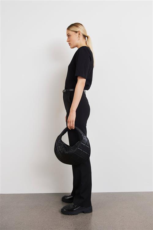 Gina Tricot - straight tall trousers - Lige bukser - Sort - 32 - Dame