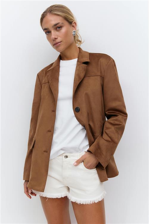 Gina Tricot - Low denim shorts - Denim shorts - Hvid - 34 - Dame