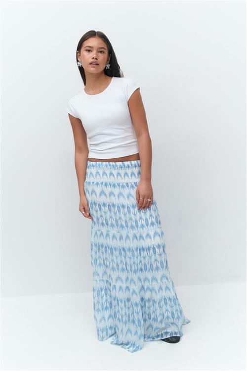 Gina Tricot - Y iconic boho maxi skirt - Nederdele - Blå - 158/164 - Pige