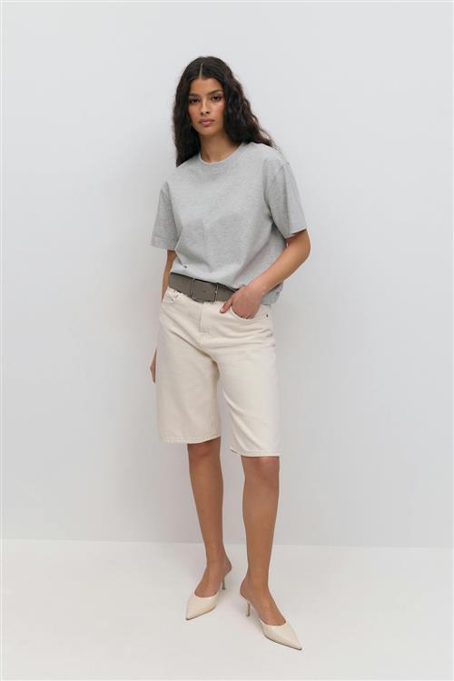 Gina Tricot - Baggy denim shorts - Denim shorts - Beige - 32 - Dame