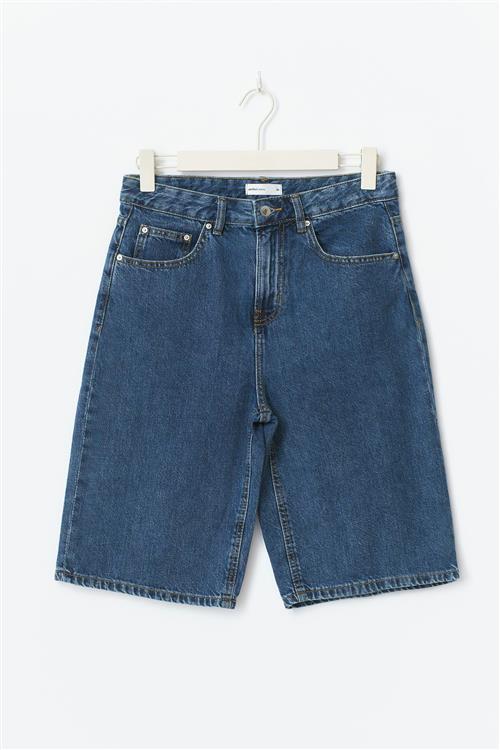 Gina Tricot - Baggy denim shorts - Denim shorts - Blå - 42 - Dame