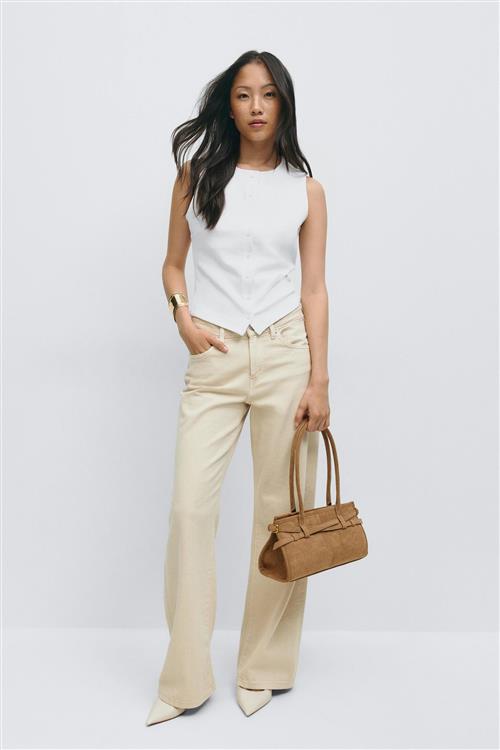 Gina Tricot - Buckel shoulder bag - Skuldertasker - Beige - ONESIZE - Dame