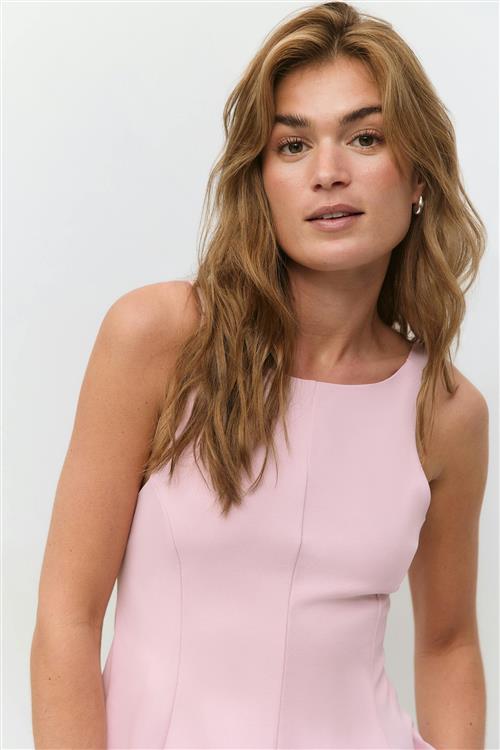 Gina Tricot - Peplum tie back top - toppe med bindebånd - Lyserød - XL - Dame