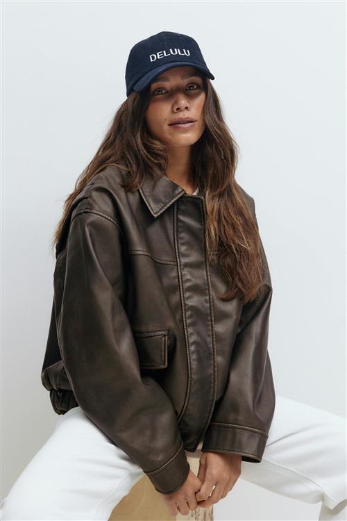 Gina Tricot - Corduroy cap - kasketter - Blå - ONESIZE - Dame