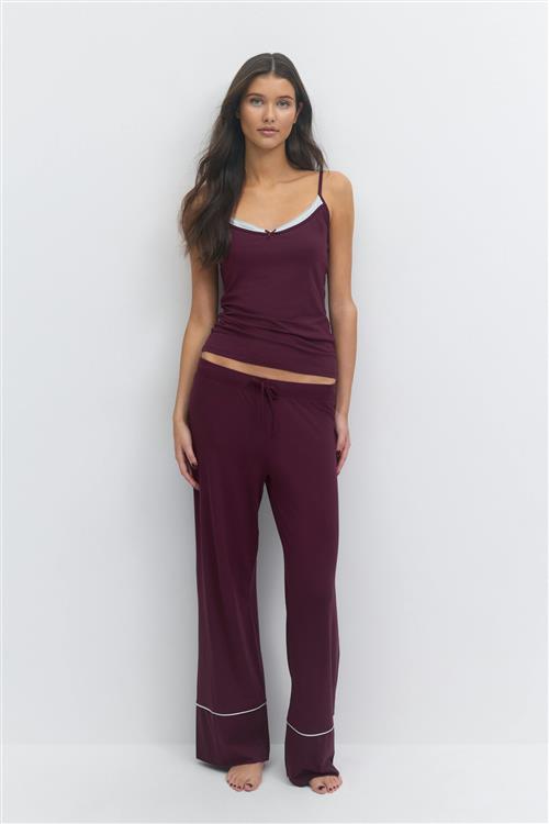 Gina Tricot - 14+ pyjama trousers - homewear - Rød - S - Dame