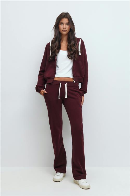 Gina Tricot - 14+ low waist sweatpants - homewear - Rød - L - Dame