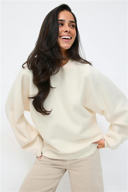 Gina Tricot - Knitted sweater - Striktrøjer - Hvid - S - Dame