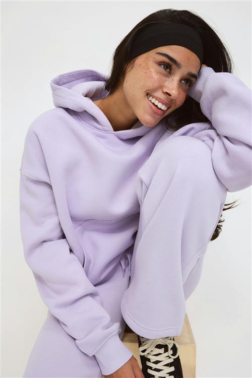 Gina Tricot - Iconic hoodie - hoodies - Lilla - L - Dame