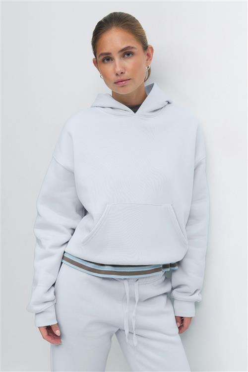 Gina Tricot - Iconic hoodie - hoodies - Blå - M - Dame