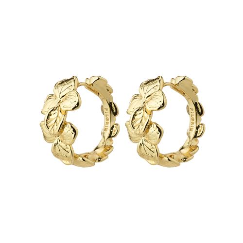 Pilgrim ECHO hoop øreringe guldbelagt