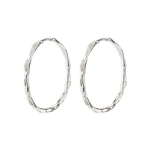 Pilgrim EDDY organiske maxi hoops sølvbelagt