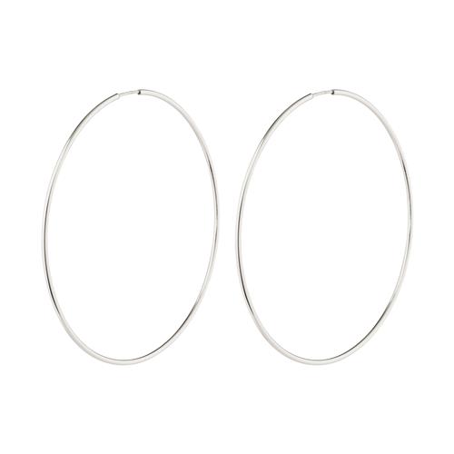 Pilgrim SANNE XL hoop øreringe sølvbelagt