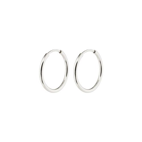 Pilgrim SANNE mini hoop øreringe sølvbelagt