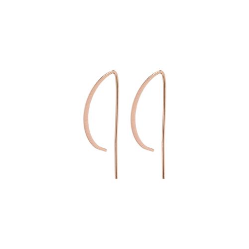 Pilgrim PEONY øreringe rosaguldbelagt