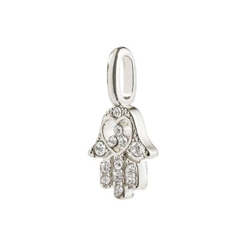 Pilgrim CHARM mini hamsa vedhæng sølvbelagt
