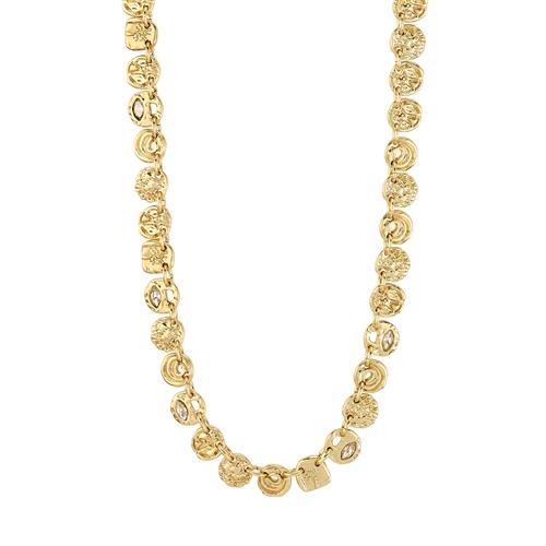 Pilgrim FIRE halskæde guldbelagt