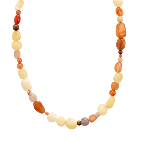 Pilgrim IRIS halskæde sølvbelagt/multi