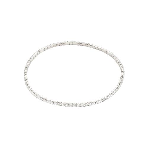 Pilgrim ARASH krystal armbånd sølvbelagt