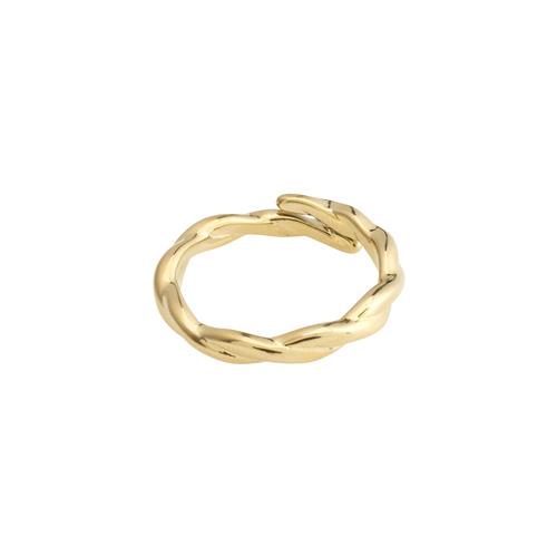 Pilgrim LULU twirl stack ring guldbelagt