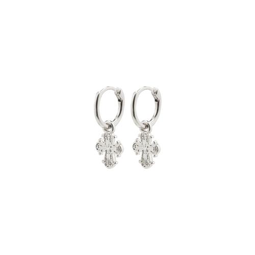 Pilgrim DAGMAR huggie hoop øreringe sølvbelagt