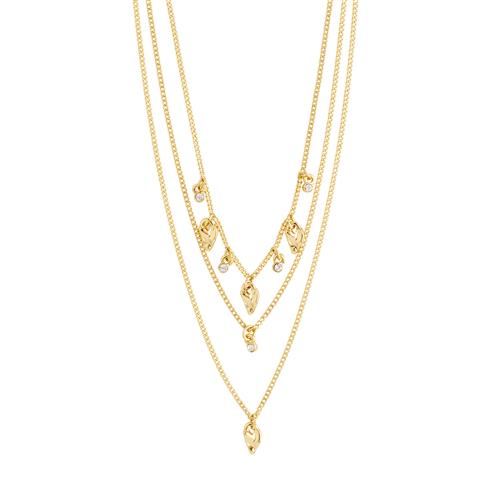 Pilgrim JULES halskæde guldbelagt