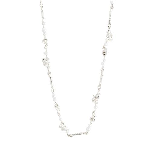 Pilgrim SLOAN perle halskæde sølvbelagt