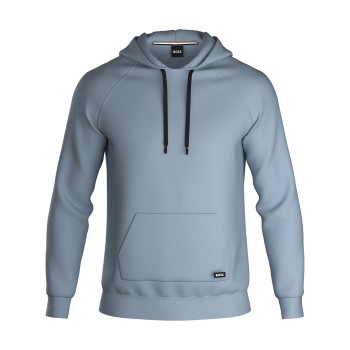 BOSS Logo Hoodie Lyseblå Medium Herre