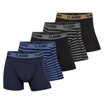 Claudio 5P Trunks Stribet Medium Herre
