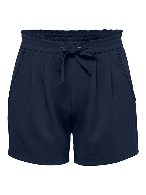 JDY Bukser med lægfolder 'JDYNew Catia'  natblå