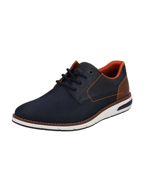 Rieker Snøresko  navy / brun / orange