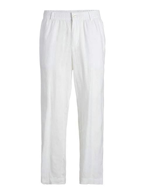 JACK & JONES Lærredsbukser 'JJKarl Lawrence'  hvid