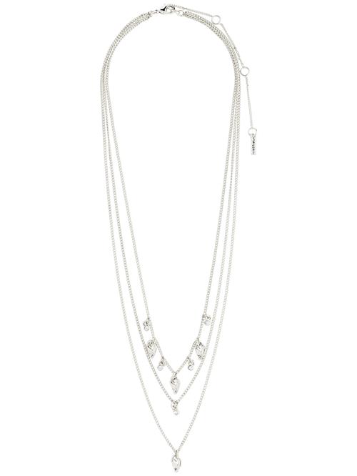Pilgrim Kæde 'Jules'  sølv / transparent