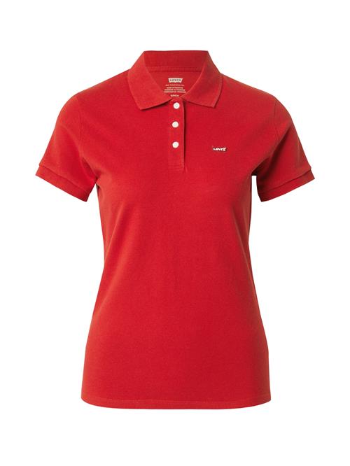 LEVI'S ® Shirts 'Slim Polo Shirt'  rød / hvid