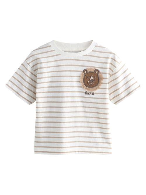 Next Shirts  beige / karamel / mokka / hvid