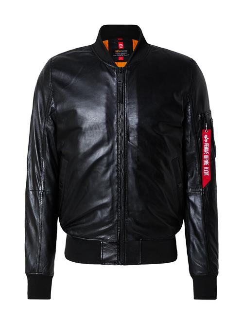 ALPHA INDUSTRIES Overgangsjakke 'MA-1'  sort