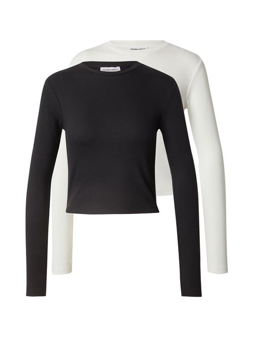 studioselect Shirts 'Betty'  sort / hvid