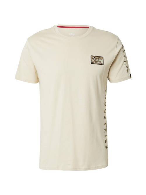 ALPHA INDUSTRIES Bluser & t-shirts  beige / brun / offwhite