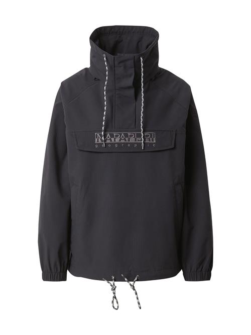 NAPAPIJRI Overgangsjakke 'RAINFOREST DUNE'  stone / sort