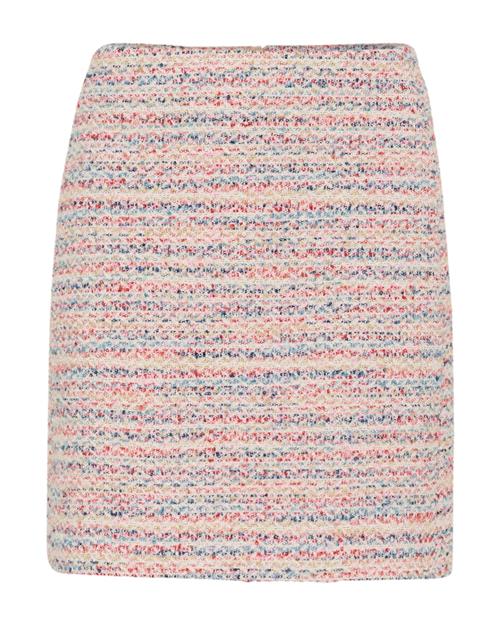 InWear Nederdel 'Uta'  nude / lyseblå / rød