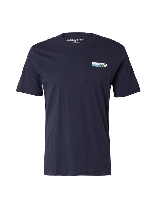 JACK & JONES Bluser & t-shirts  natblå / lyseblå / hvid