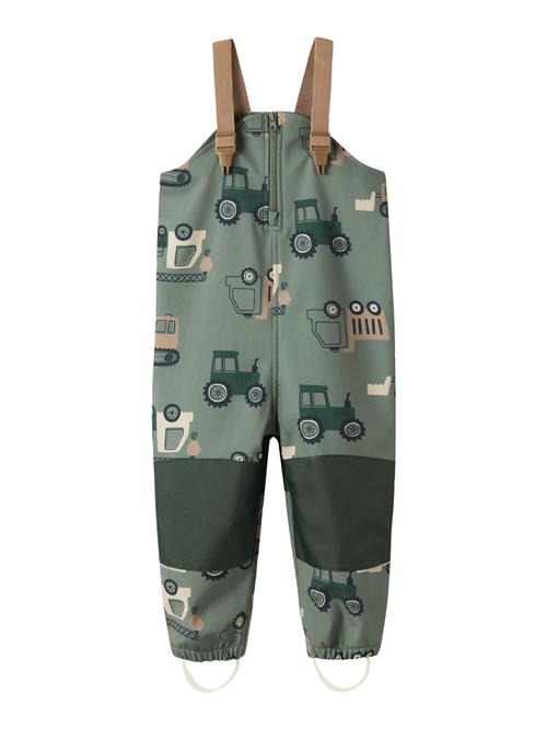 NAME IT Softshell Bib Bukser Alfa08 Balsam Green Machines