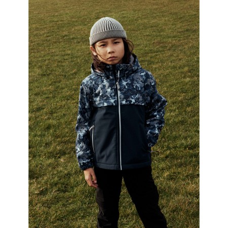 NAME IT Softshell Jakke Alfa Flint Stone