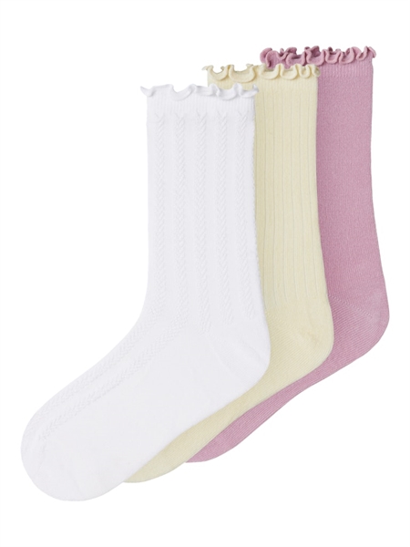 NAME IT 3-Pak Strømper Diza Pear Sorbet
